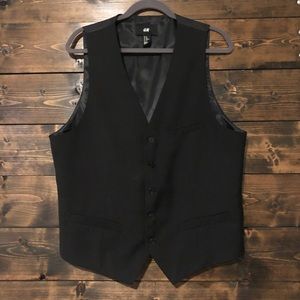 H&M Black Suit Vest